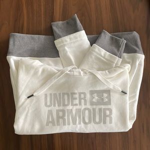 UNDER ARMOUR HOODIE- white M